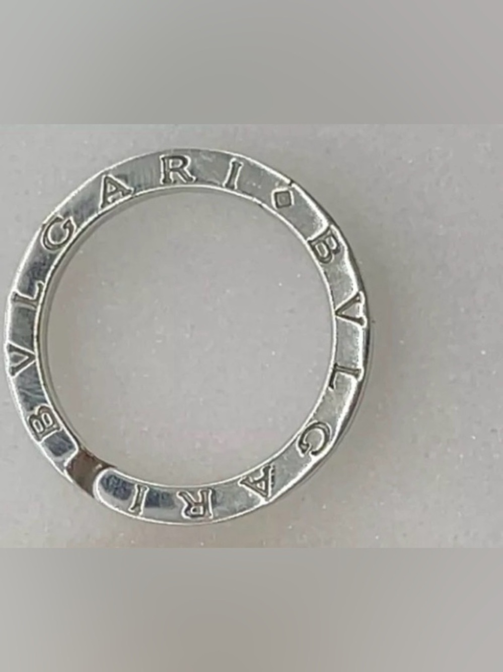 BVLGARI Sterling Silver Logo Key Ring 
BVLGARI Key Ring /Pendant SV925 11.4g - Picture 2 of 5